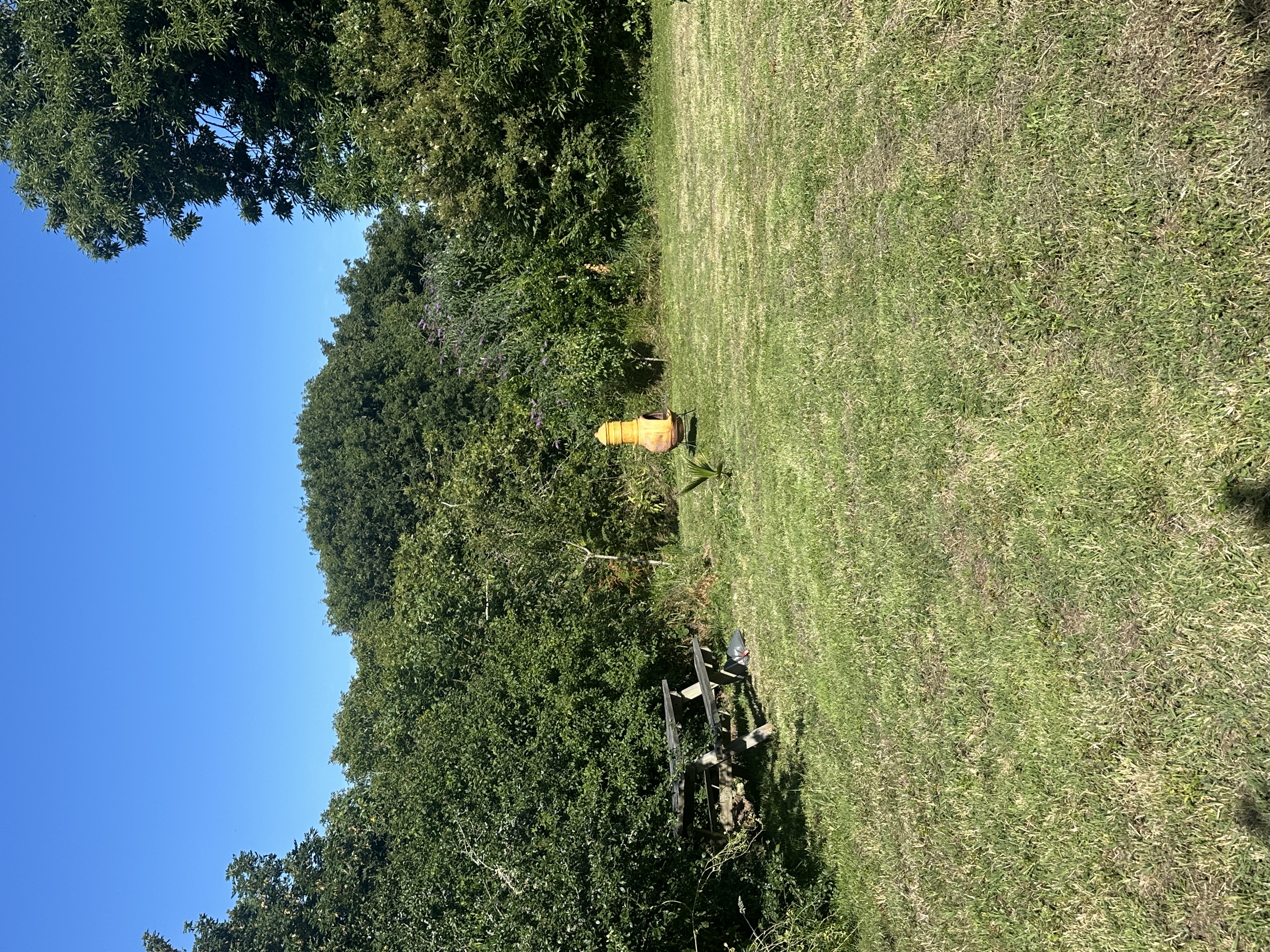 Jardin à gauche